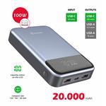 Swissten powerbanka 20000 mAh 100 W