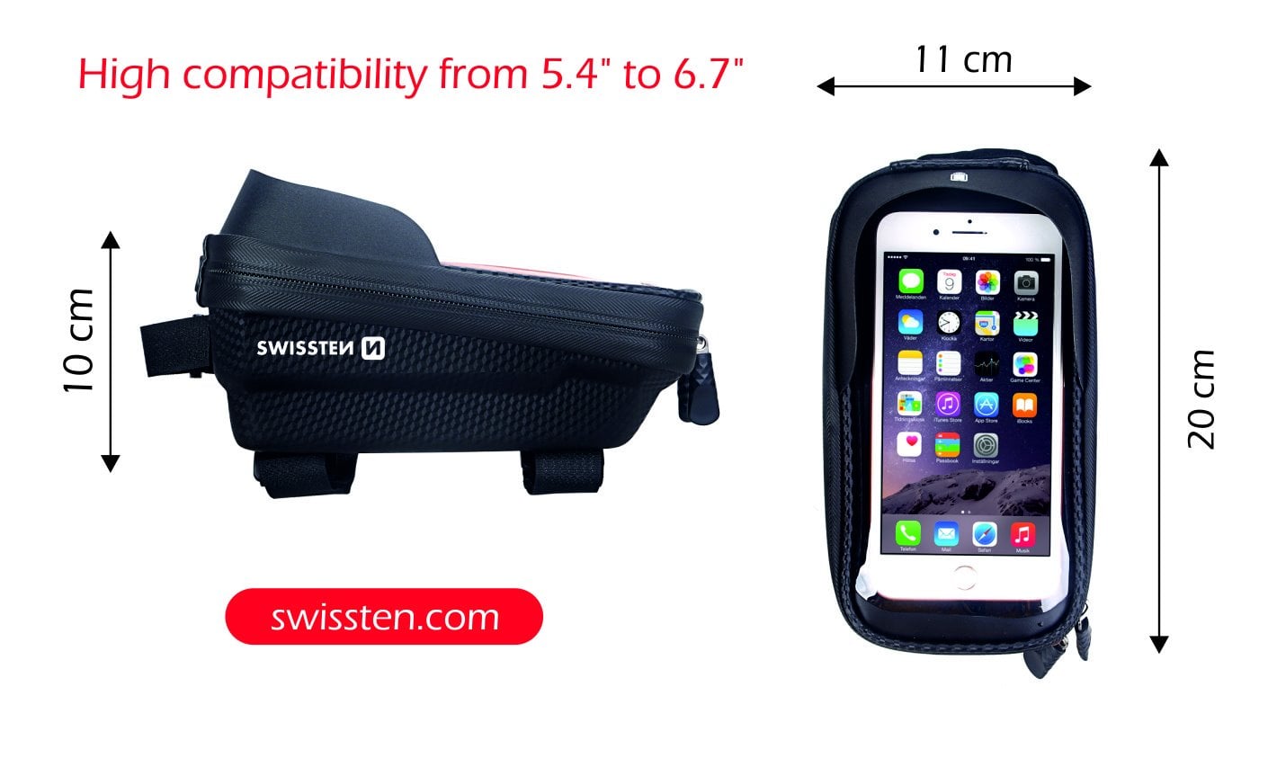 Swissten puzdro na bicykel č. 1