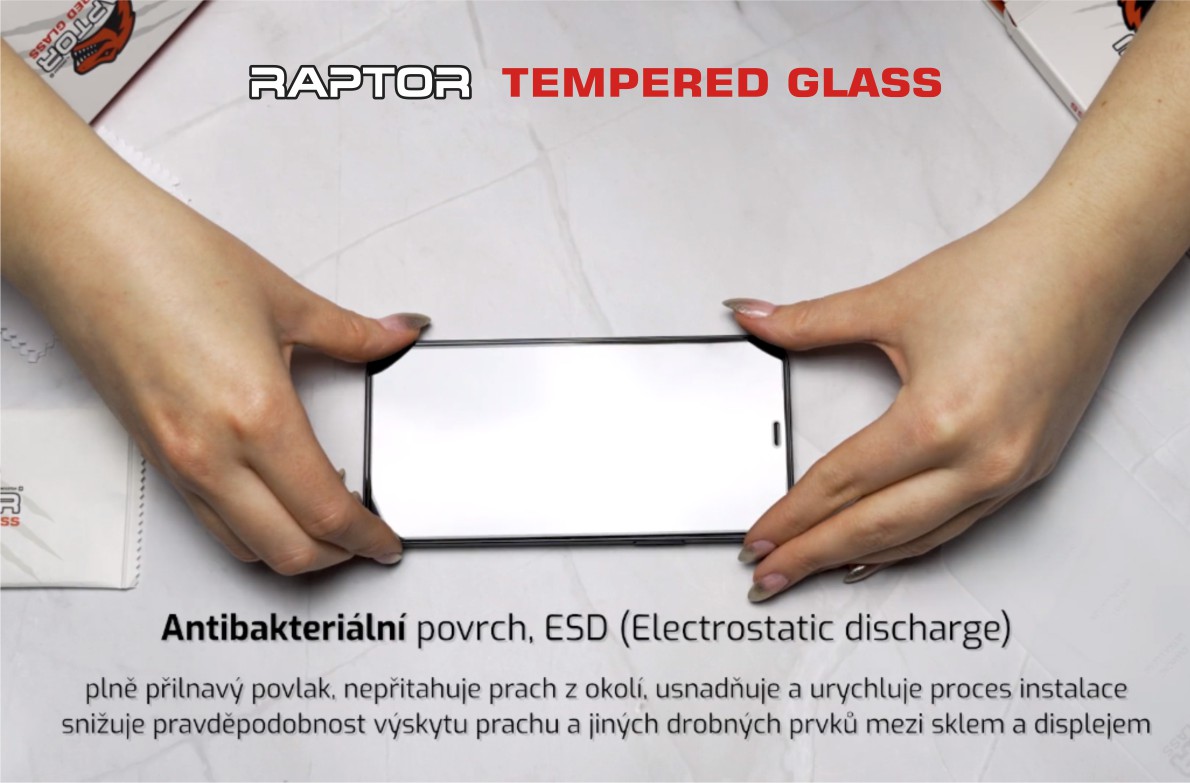 Swissten Raptor Diamond Ultra Clear 3D Apple iPhone 17/18, černé