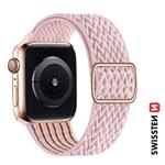 Swissten řemínek Apple Watch nylonový 42–49 mm, růžový  