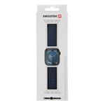 Swissten silikonový řemínek pro Apple Watch 42/44/45/49 mm, modrý