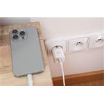 SWISSTEN SÍŤOVÝ ADAPTÉR GaN 1x USB-C 20W PD A 1x USB-A 18W QC BÍLÝ