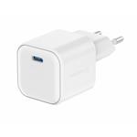 SWISSTEN SÍŤOVÝ ADAPTÉR GaN 1x USB-C 20W POWER DELIVERY BÍLÝ