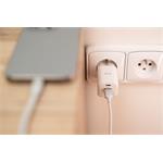 SWISSTEN SÍŤOVÝ ADAPTÉR GaN 1x USB-C 45W PD + 1x USB-A 18W QC BÍLÝ