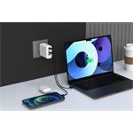 Swissten Síťový adaptér Smart IC 2x USB 3A Power, černý