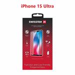 Swissten sklo Full Glue Apple iPhone 15 Pro, černé 