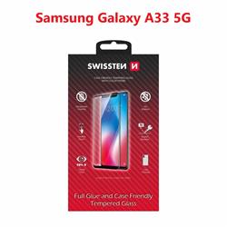 Swissten Sklo Full Glue, Color Frame, Case Friendly pro Samsung A336 Galaxy A33 5G, černé