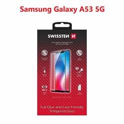 Swissten Sklo Full Glue, Color Frame, Case Friendly pro Samsung A536 Galaxy A53 5G, černé