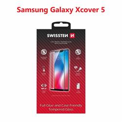 Swissten Sklo Full Glue, Color Frame, Case Friendly pro Samsung G525 Galaxy XCover 5, černé
