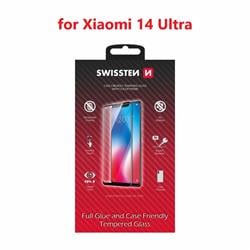 Swissten Sklo Full Glue, Color Frame, Case Friendly pro Xiaomi 14 Ultra, černé