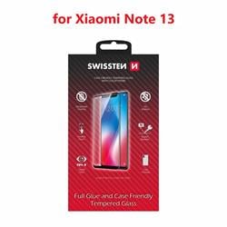 Swissten Sklo Full Glue, Color Frame, Case Friendly pro Xiaomi Note 13, černé