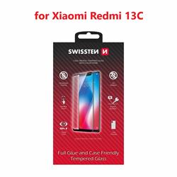 Swissten Sklo Full Glue, Color Frame, Case Friendly pro Xiaomi Redmi 13C, černé
