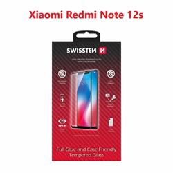 Swissten Sklo Full Glue, Color Frame, Case Friendly pro Xiaomi Redmi Note 12S, černé