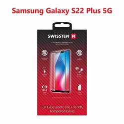 Swissten sklo Full Glue Galaxy S22+, černé  