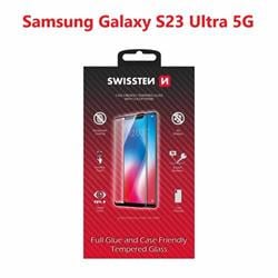 Swissten sklo Full Glue Galaxy S23 Ultra, černé  