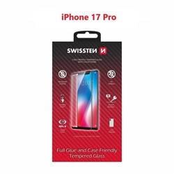 Swissten sklo Full Glue iPhone 17 Pro, černé  