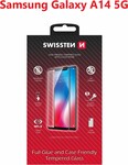 Swissten sklo Full Glue pre Samsung Galaxy A14, čierne