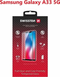 Swissten sklo Full Glue pre Samsung Galaxy A33, čierne