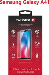 Swissten sklo Full Glue pre Samsung Galaxy A41, čierne