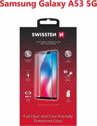 Swissten sklo Full Glue pre Samsung Galaxy A53, čierne