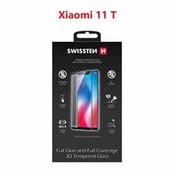 Swissten Sklo Ultra Durable 3D Full Glue Glass pro Xiaomi 11T, černé