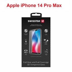 Swissten sklo Ultra Durable iPhone 14 Pro Max, černé  
