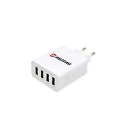 SWISSTEN Smart IC síťová nabíječka 4xUSB 4,5A bílý 22013320 - Nabíječky