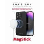Swissten Soft Joy MagStick pre iPhone 13, čierny