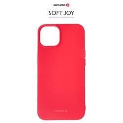 Swissten Soft Joy Pro iPhone 14, červené