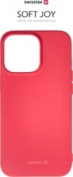 Swissten Soft Joy Pro pre Apple iPhone 13 Pro, červené