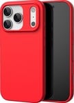 Swissten Soft Joy Pro pre Apple iPhone 17 Pro, iPhone 18 Pro, červené