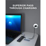 Swissten USB-C rozbočovač 7 v 1, hliník  