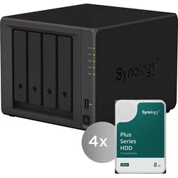 Synology DS923+ DiskStation včetně 4ks HDD 8TB (HAT3300-8T), CPU R1600, RAM 4GB, 2x GLAN, 1x eSATA