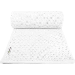 T-TOMI Pletená deka SUMMER White