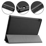 Tactical Book Tri Fold Pouzdro pro Samsung T220/T225 Galaxy Tab A7 Lite 8.7 Black