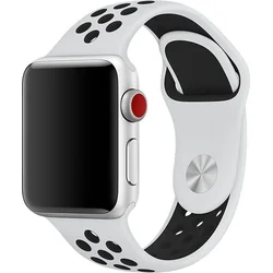 Tactical Double Silikonový Pásek pro Samsung Gear S2 White/Black - bílo černý