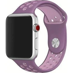 Tactical Double silikonový řemínek pro Apple Watch 4 40mm Purple - fialový