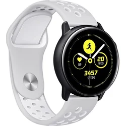 Tactical Double silikonový řemínek pro Samsung Gear 42mm Grey/White - šedo bílý