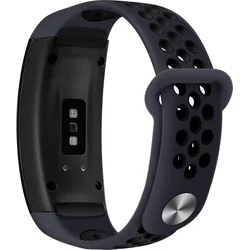 Tactical Double silikonový řemínek pro Samsung Gear Fit 2 Pro Grey/Black - šedo černý