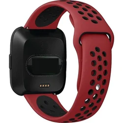 Tactical Double silikonový řemínek pro Samsung Gear Fit 2 Pro Red/Black - červeno černý