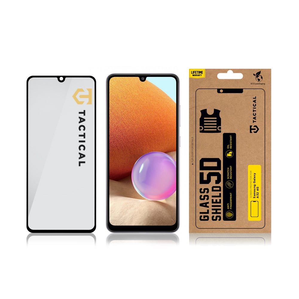 Tactical Glass Shield 5D sklo pro Samsung Galaxy A32 4G Black