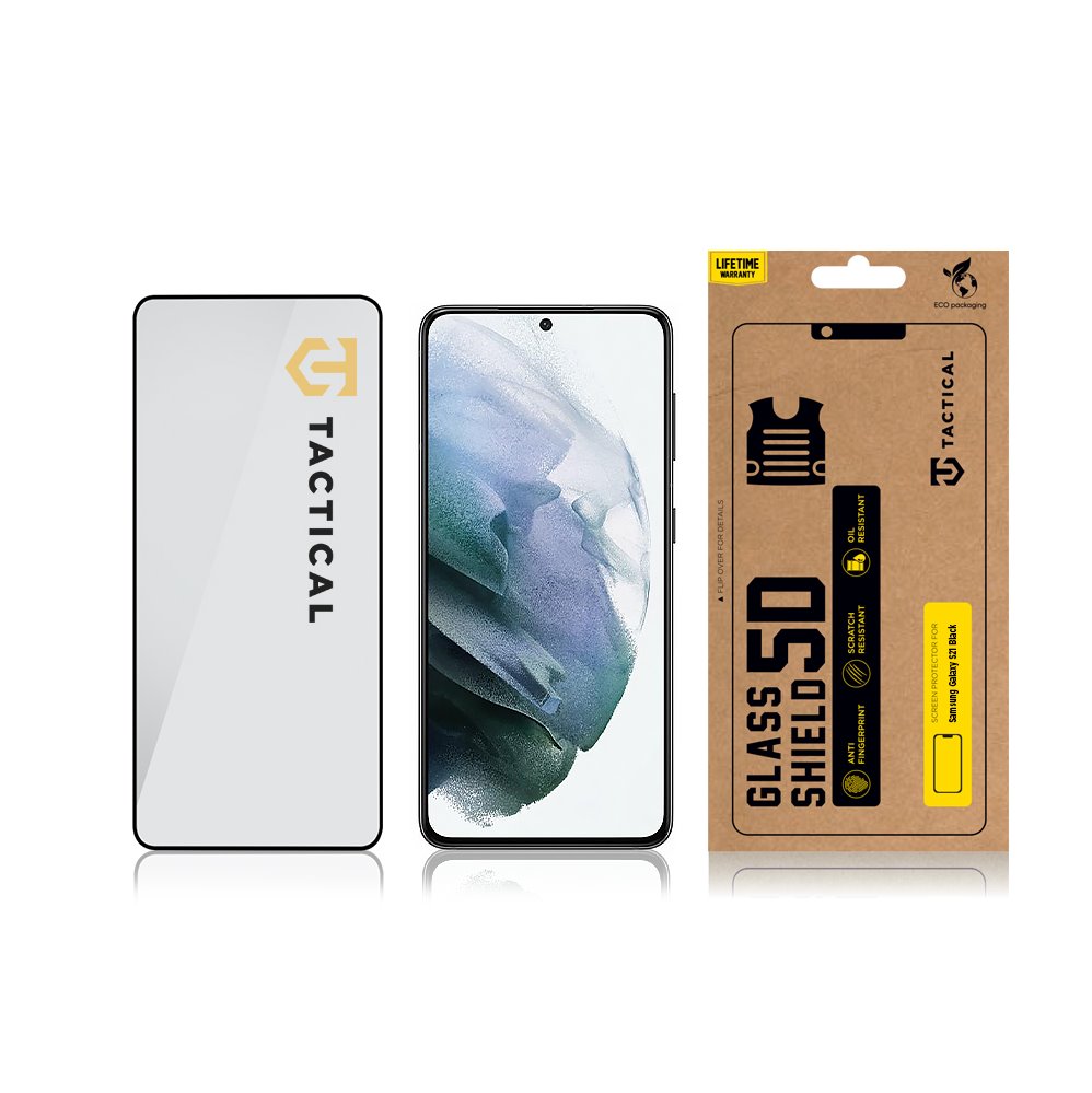 Tactical Glass Shield 5D sklo pro Samsung Galaxy S21 Black
