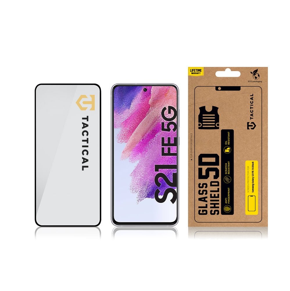 Tactical Glass Shield 5D sklo pro Samsung Galaxy S21 FE 5G Black