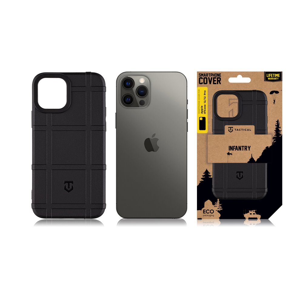 Tactical Infantry Kryt pro Apple iPhone 12/12 Pro Black