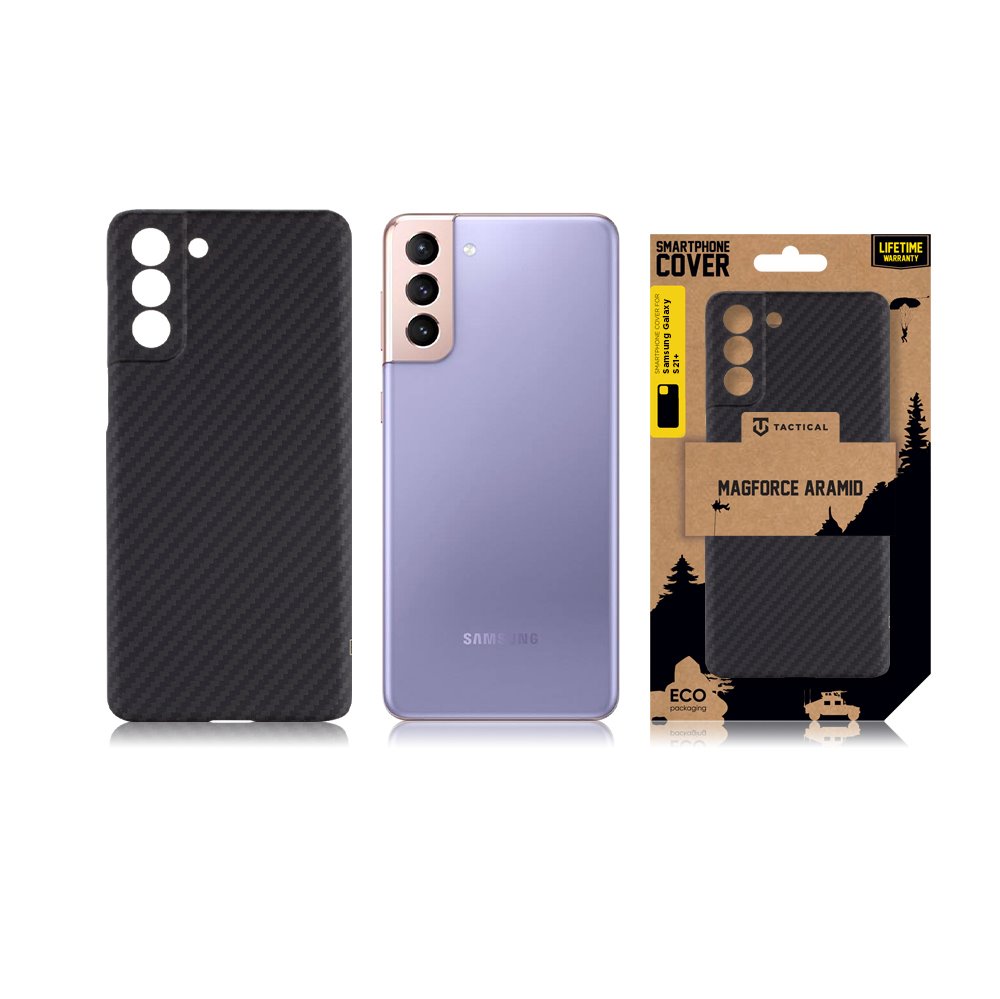Tactical MagForce Aramid Kryt pro Samsung Galaxy S21+ Black