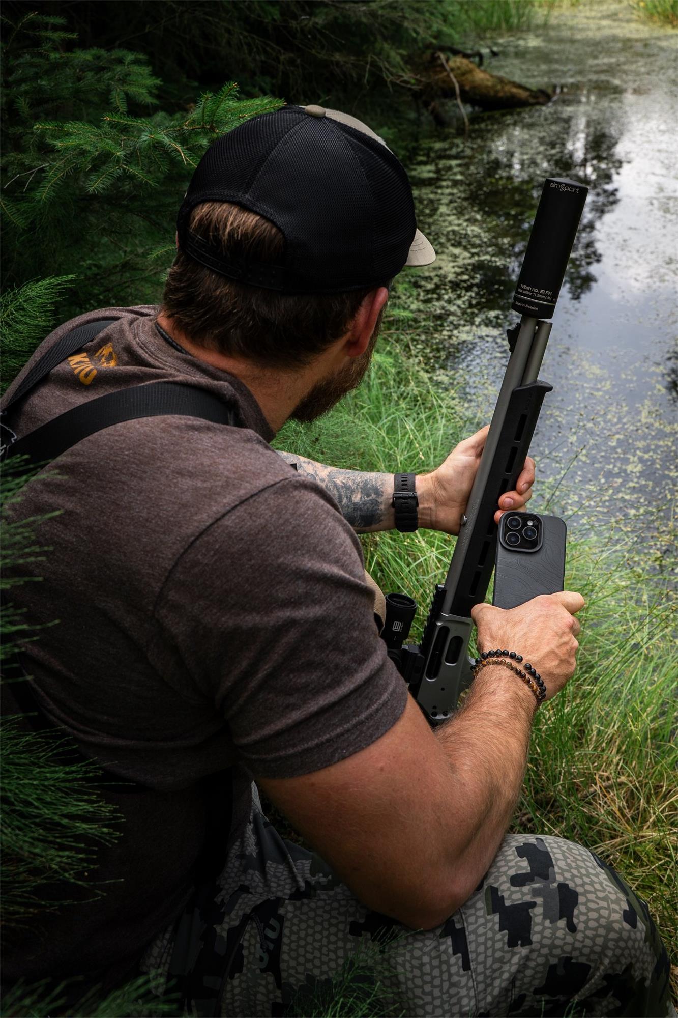 Tactical MagForce Beaver Kryt pro iPhone 15 Asphalt