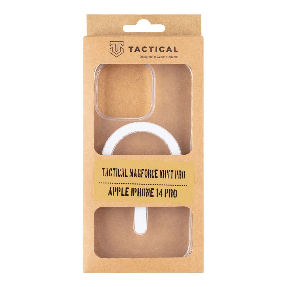 Tactical MagForce TPU Kryt pro Apple iPhone 14 Pro, průhledný