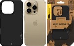 Tactical MagForce Velvet Smoothie 2.0 – puzdro pre Apple iPhone 16 Pro v čiernej farbe Asphalt