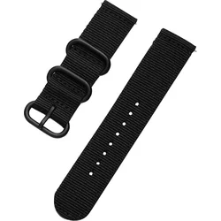 Tactical Nylon Pásek pro Samsung Gear 46mm Black - černý