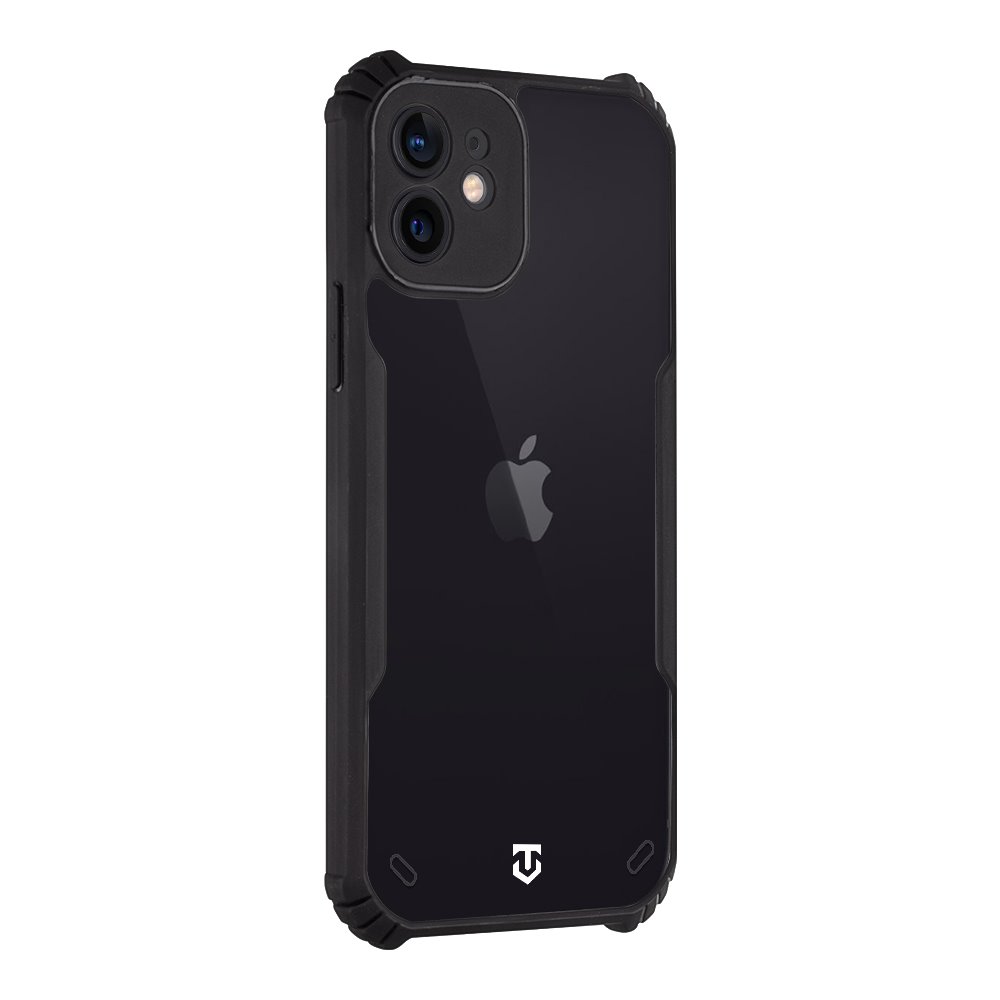 Tactical Quantum Stealth Kryt pro Apple iPhone 12 Clear/Black